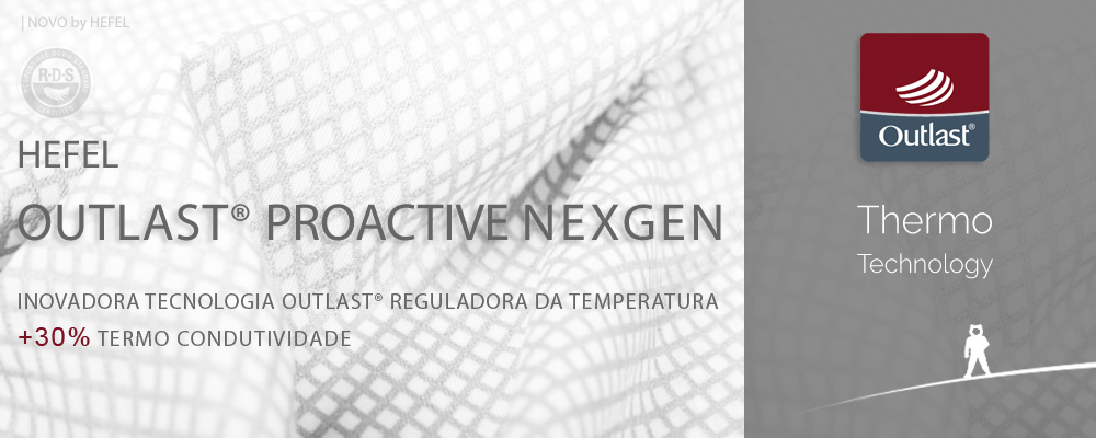 Edred&atilde;o Hefel Penugem ganso Outlast&reg; Proactive NexGen